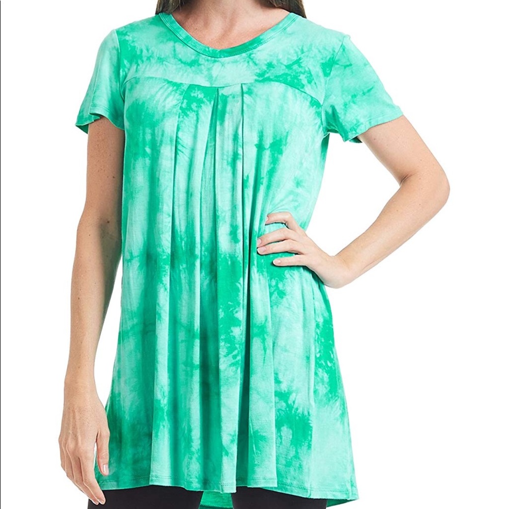 Come Together Pleated V-Neck Tunic